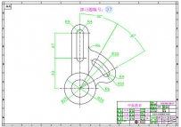 UG练习题CAD图纸机械设计题37