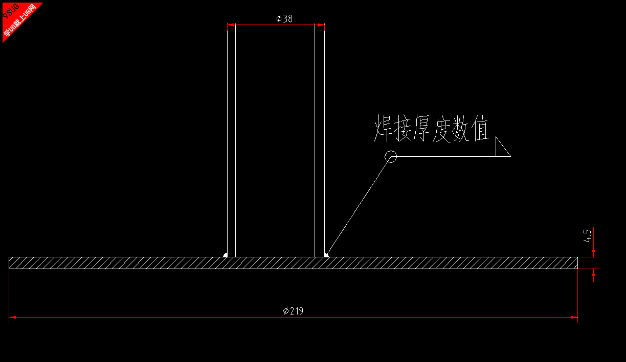 焊接符号怎么画