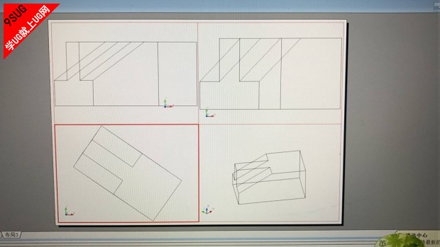 UG三视图