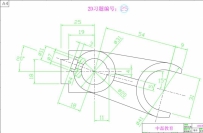 UG建模学习图纸CAD平面练习题25