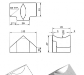 金字塔三维建模－UG图纸