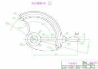 CAD练习图纸UG建模设计案例21