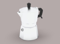咖啡机3D建模与产品渲染图纸