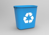 环保垃圾桶产品建模与渲染图纸