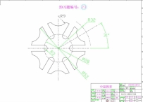 CAD练习图纸UG建模设计案例23