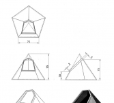 五棱锥曲面设计－UG图纸