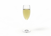 香槟酒杯玻璃及液体产品渲染