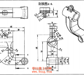 L型夹筒连杆－机械标准图纸