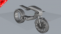 概念摩托车三维图档－Rhino 3DM格式