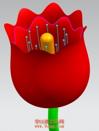 用ug表达式绘制的一朵花_ug玫瑰花