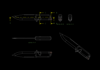 就上UG网匕首产品设计练习CAD图纸