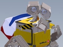 UG作品－汽车机器人造型设计